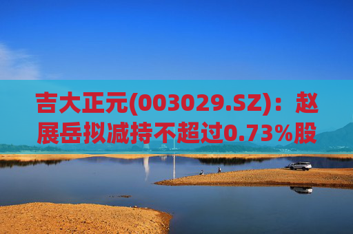 吉大正元(003029.SZ)：赵展岳拟减持不超过0.73%股份