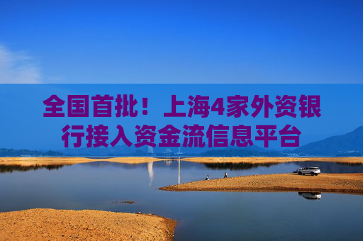 全国首批！上海4家外资银行接入资金流信息平台  第1张