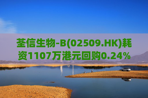 荃信生物-B(02509.HK)耗资1107万港元回购0.24%股份