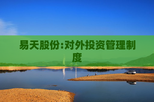 易天股份:对外投资管理制度