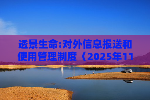 透景生命:对外信息报送和使用管理制度（2025年11月）