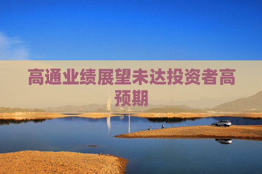 高通业绩展望未达投资者高预期