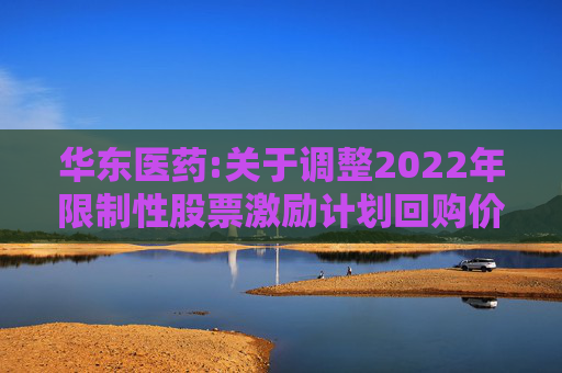 华东医药:关于调整2022年限制性股票激励计划回购价格的公告