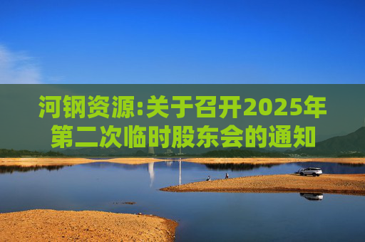 河钢资源:关于召开2025年第二次临时股东会的通知