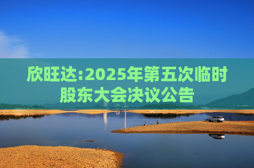 欣旺达:2025年第五次临时股东大会决议公告  第1张