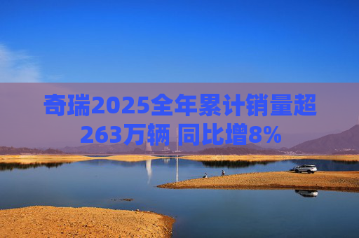 奇瑞2025全年累计销量超263万辆 同比增8%