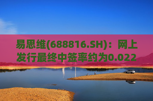 易思维(688816.SH)：网上发行最终中签率约为0.0222%