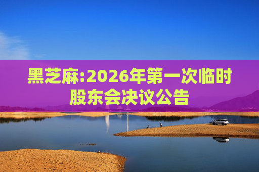 黑芝麻:2026年第一次临时股东会决议公告