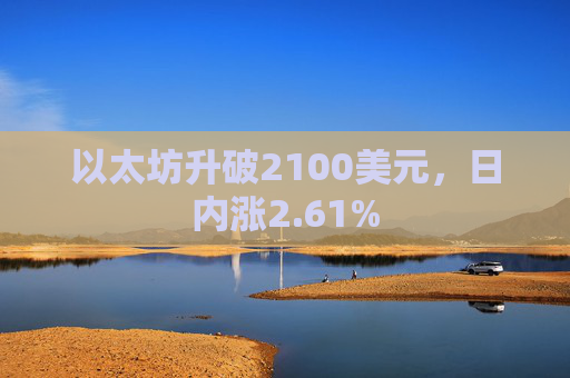 以太坊升破2100美元，日内涨2.61%