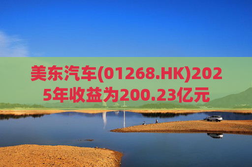 美东汽车(01268.HK)2025年收益为200.23亿元