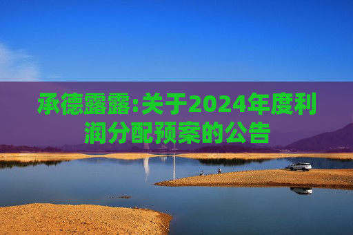 承德露露:关于2024年度利润分配预案的公告  第1张