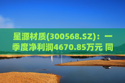 星源材质(300568.SZ)：一季度净利润4670.85万元 同比减少56.39%