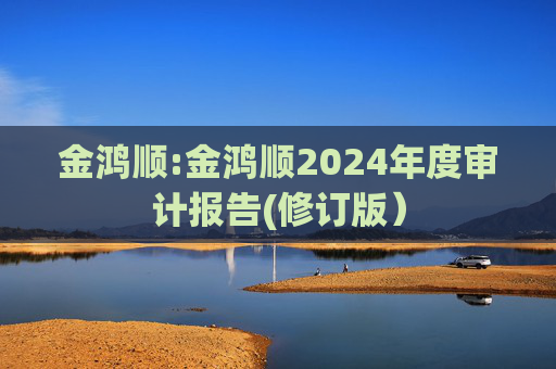 金鸿顺:金鸿顺2024年度审计报告(修订版）