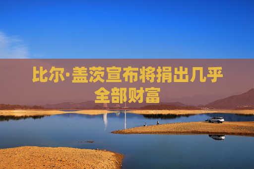 比尔·盖茨宣布将捐出几乎全部财富  第1张