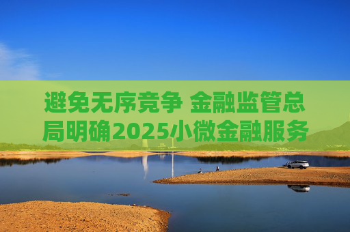 避免无序竞争 金融监管总局明确2025小微金融服务新目标