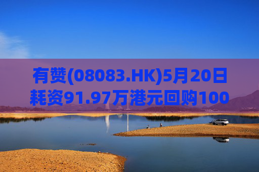 有赞(08083.HK)5月20日耗资91.97万港元回购1000万股
