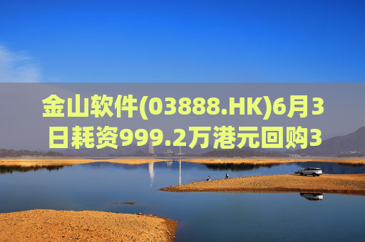 金山软件(03888.HK)6月3日耗资999.2万港元回购31万股