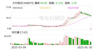 大叶股份：人工智能和机器人是行业发展趋势