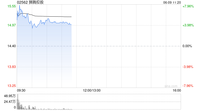 狮腾控股高开逾8% 拟收购国内一家SaaS公司  第1张