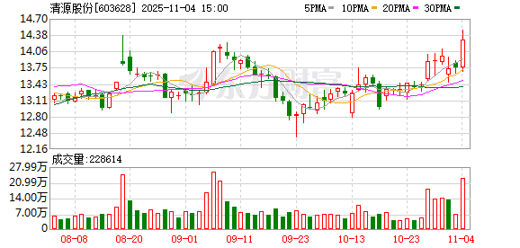 清源股份：2025年第三季度公司实现归属于上市公司股东的净利润1246.68万元  第1张
